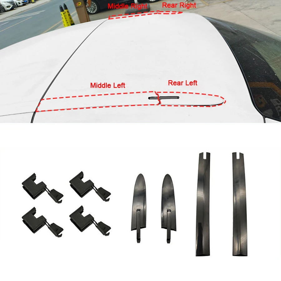 Unpaint Car Hinge Cover Roof Convertible Trim strip Accessory For BMW E93 F33 F83 M3 M4 4 Series 425 430 54377184037