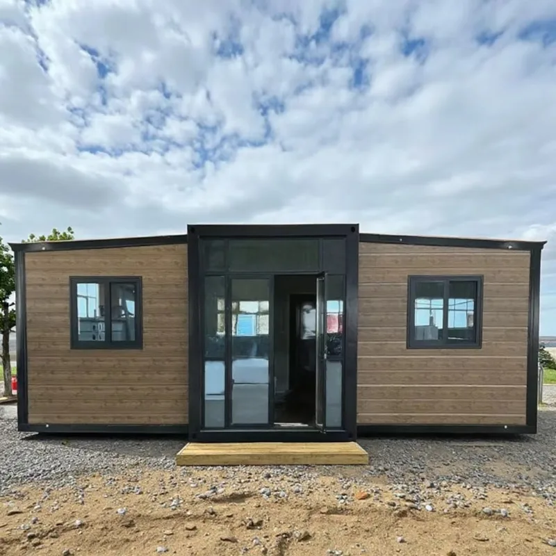 Standard 40ft Foldable Container House International Standard Size Easy Shipping Stacking Waterproof Insulated Modular Building