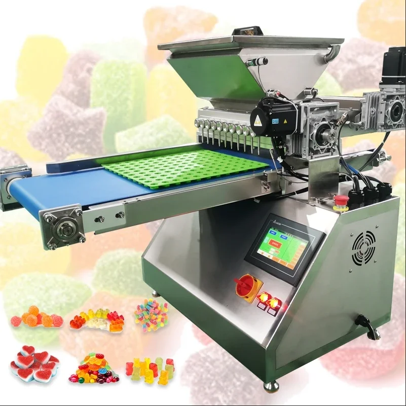 Table Top Small Sour Candy Make Jelly Shot Bonbon Maker Form Depositor Molding Machine for