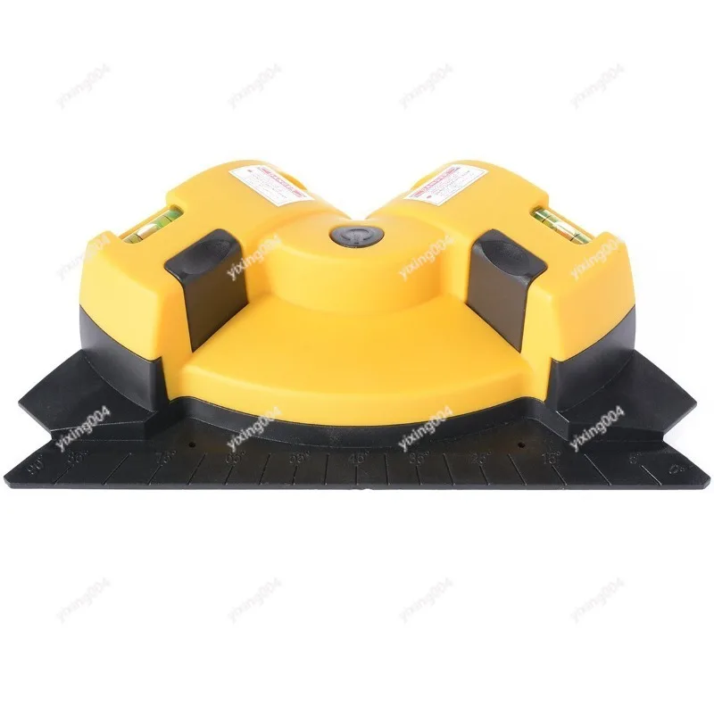 90 Degree Right Angle Laser Level Wall Floor Tile Liner Layout Marking Tool