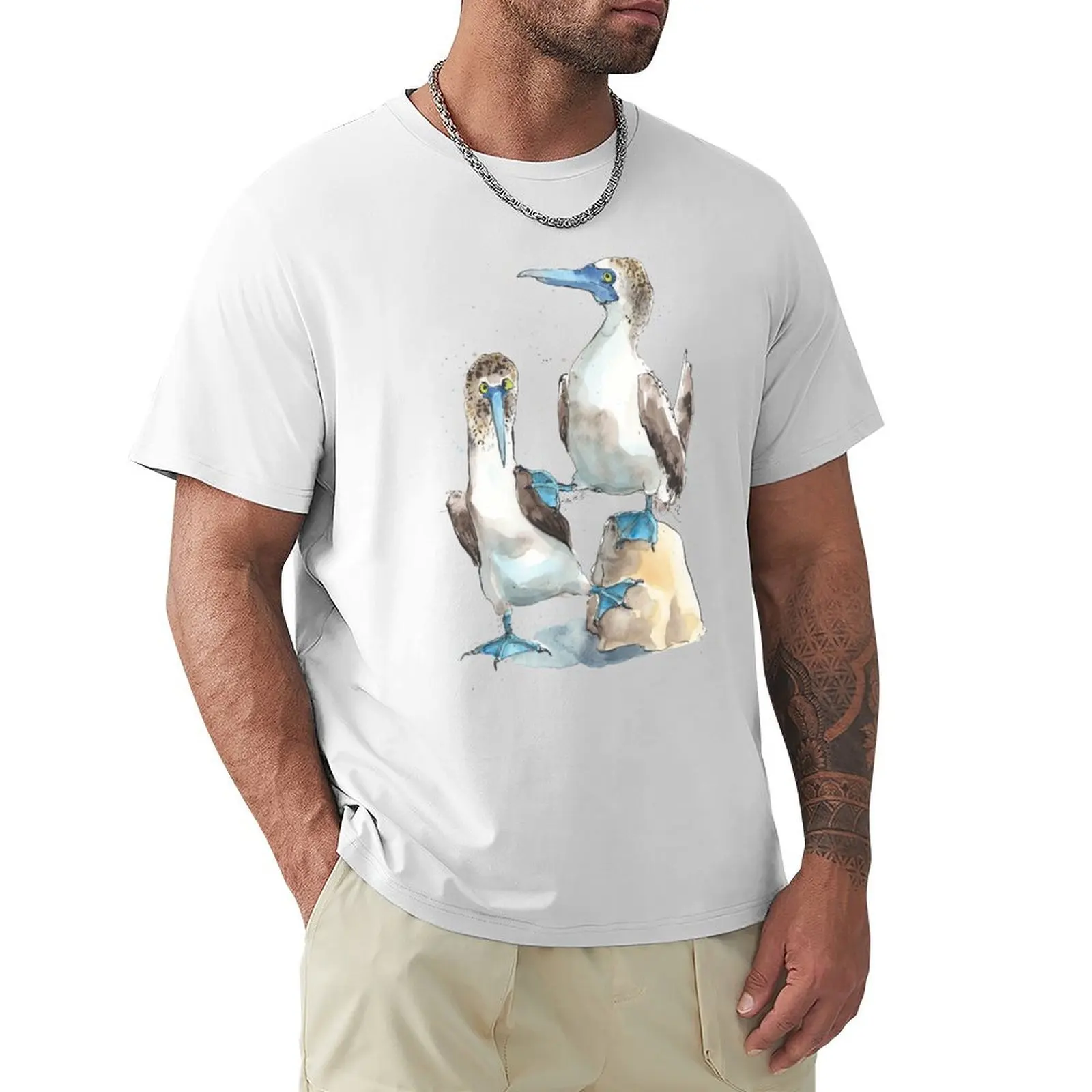 Argumentative Blue footed Boobies! T-shirt kawaii clothes cute clothes plain black t shirts men