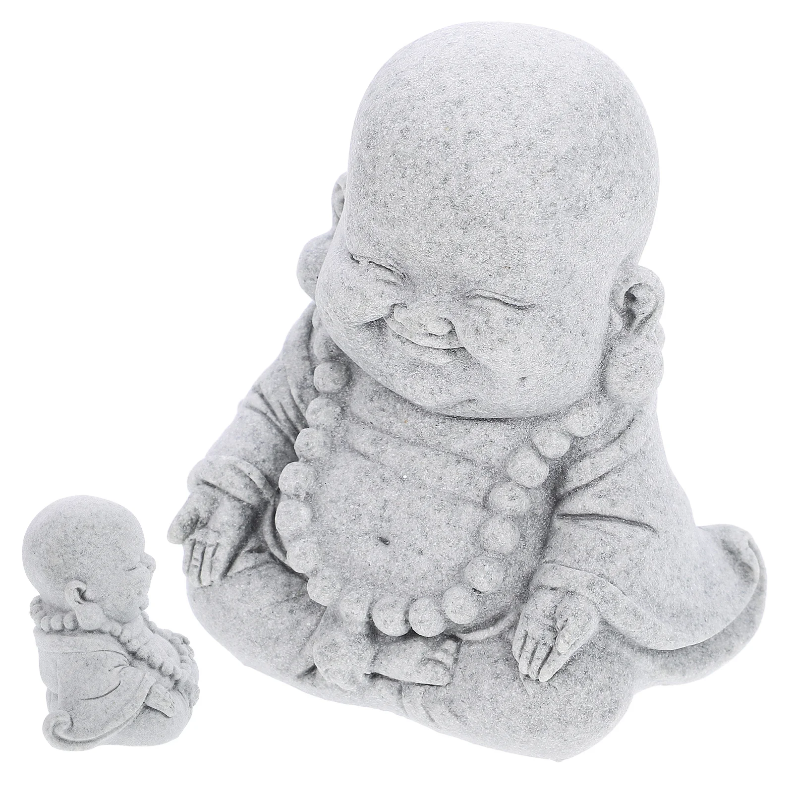 

Sandstone Buddha Statue Small Size Aquarium Decoration Desktop Fish Tank Buddha Office Zen Decor Outdoor Ornament