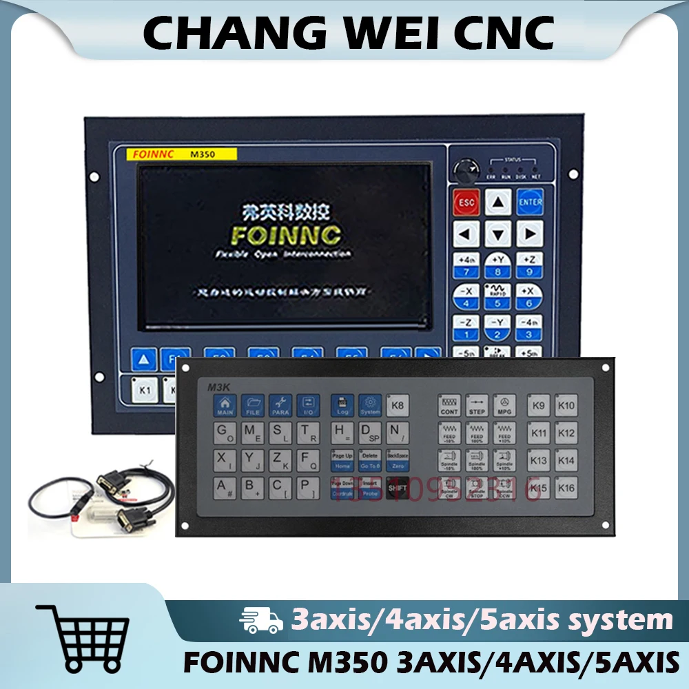 

Cnc Offline Controller Foinc M350 3/4/5 Axis G Code 1mkhz Supports Closed-loop Stepping/Atc Cnc Control System