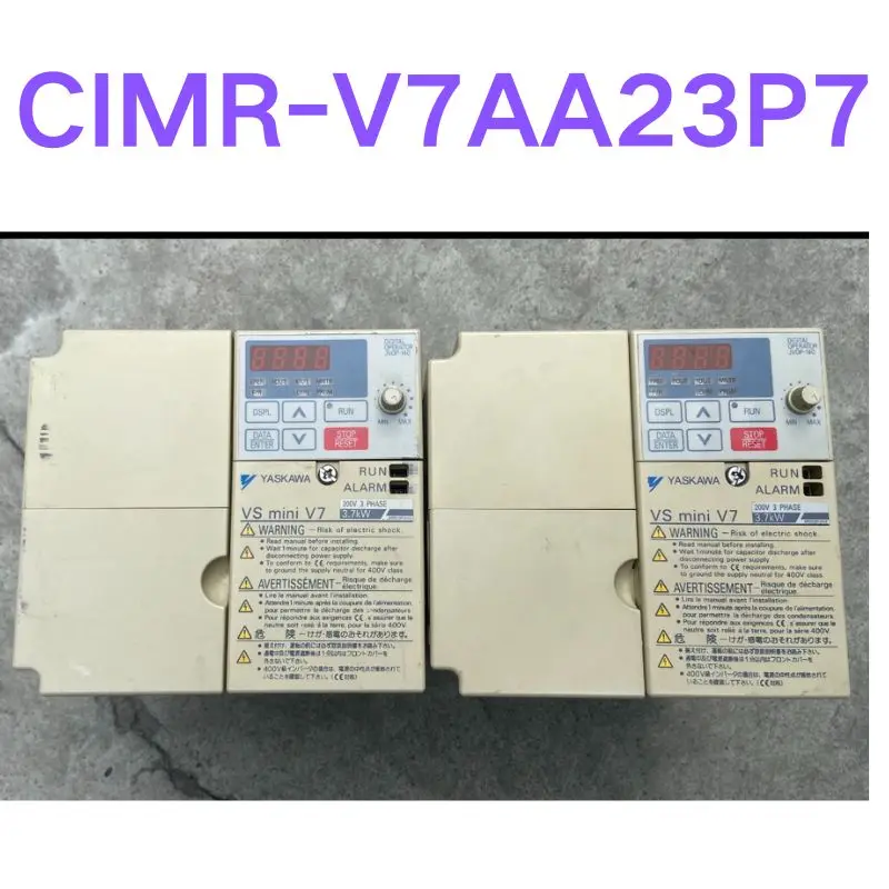 

Second-hand test OK CIMR-V7AA23P7 Yaskawa frequency converter