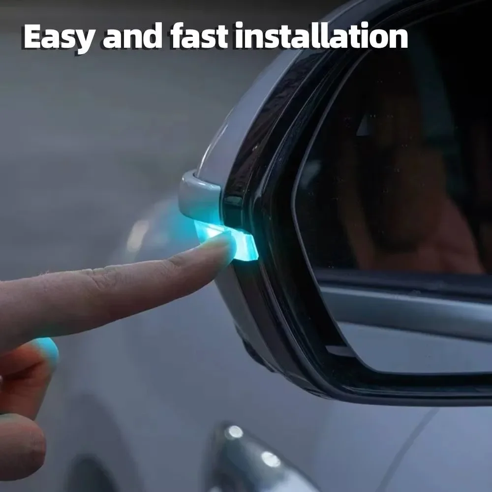 Rearview Mirror Turn Signal Light Guide Block Non-destructive Installation Mirror Indicator Light Block Car Exterior Accessories