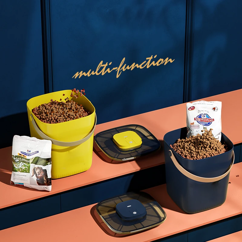 13L Rechargeable Automatic Vacuum Food Container Storage Box Self Vacuumizing Airtight Cat Dog Pet Food Storage Box Bin