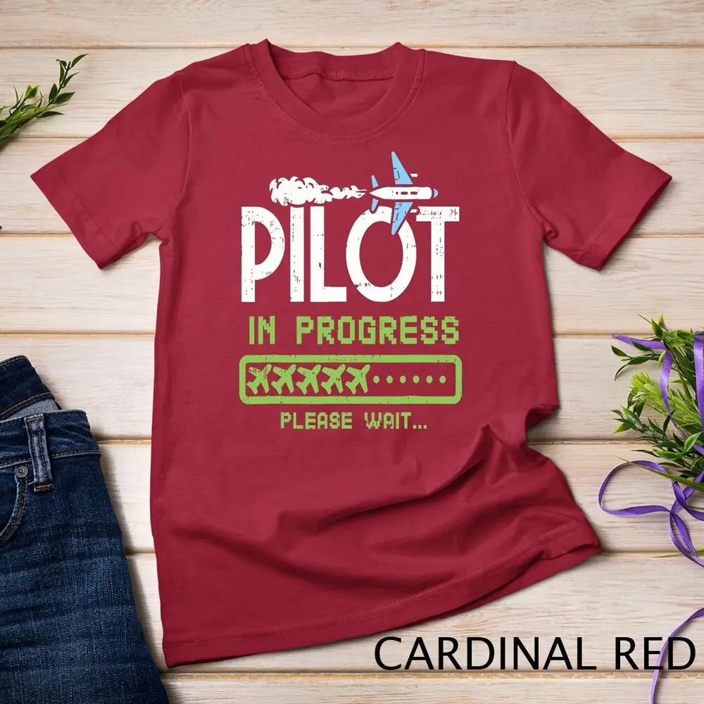 Kids Pilot In Progress, Future pilot Airplane Lovers t-shirt Unisex