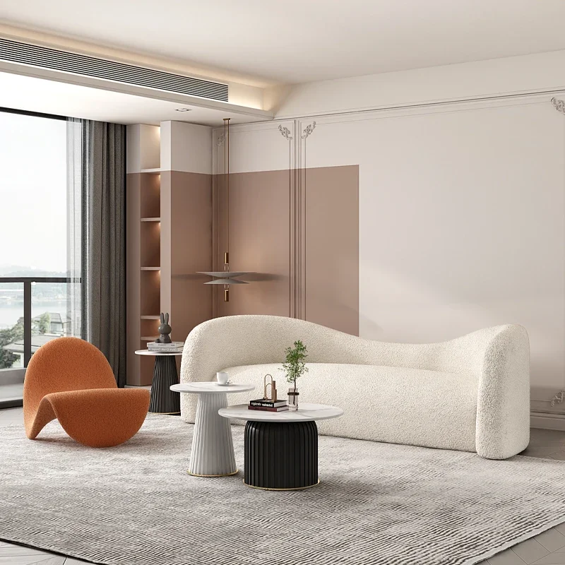 Minimalistic Filler Sofa Individual European Design Living Room Sofas Sets Bedroom Nordic Oturma Odası Kanepeleri Furniture