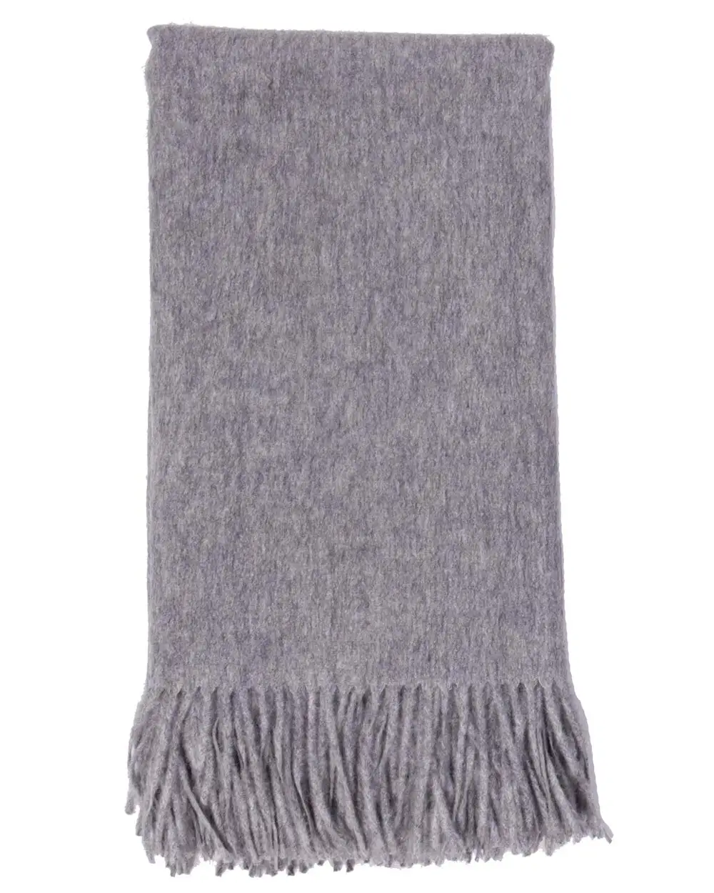 Ripple Finish Woven Throw - 95% Merino 5% Cashmere Blend Throw Blanket - Soft Ash Blanket for Couch