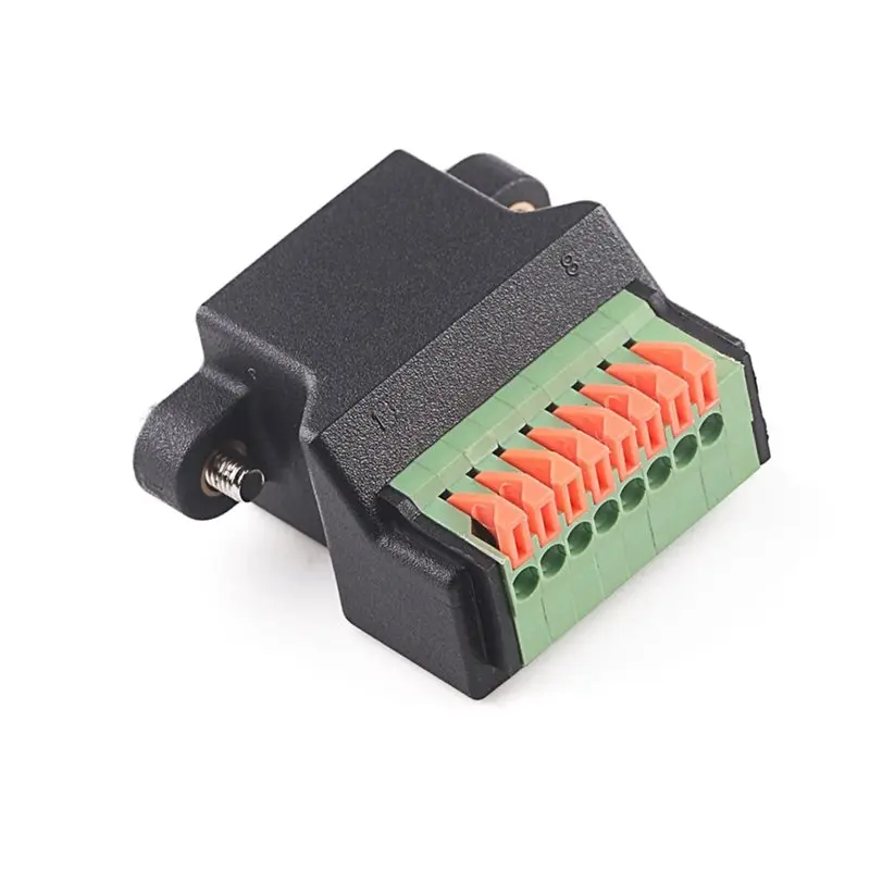 B04B-RJ45 Female Panel Mount Connector Adapter Toolless Free Tool