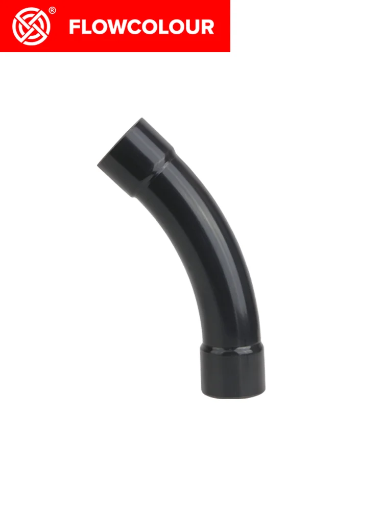 

Flow Colour 45° Thermally Formed Sweep Elbow UPVC DN15 DN40 industrial Standards Deposition for Marine Fish Tank Coral Reef