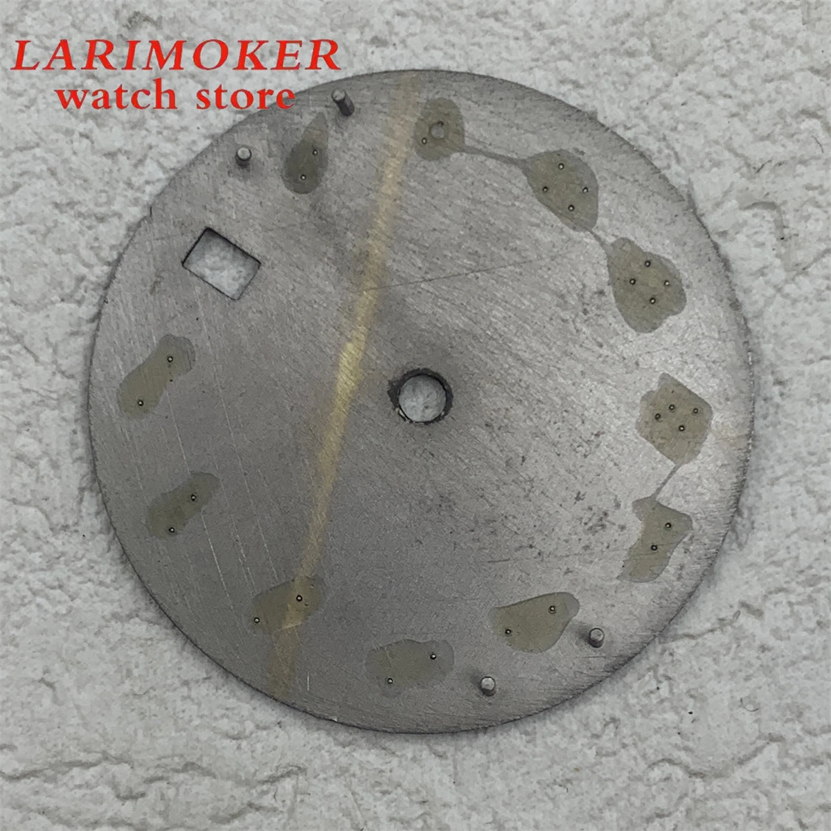 BLIGER 29mm 아랍어 영숫자 3포인트 캘린더 창 NH35 NH36 무브먼트용 무균 다이얼