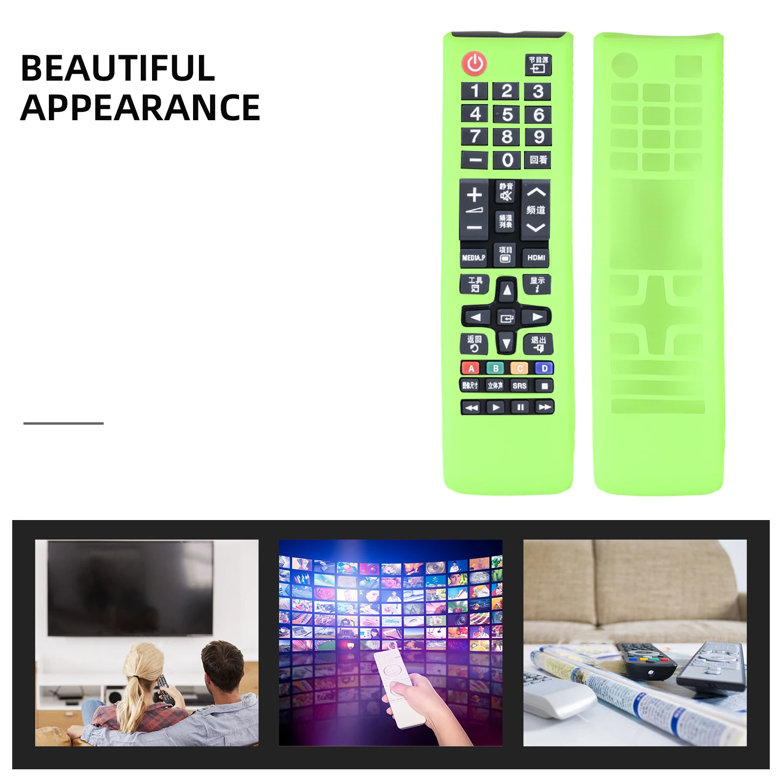 

Silicone Remote Control Case Anti Drop Protective Cover Controller Bumper Washable Non Slip Shockproof Remote Accessory