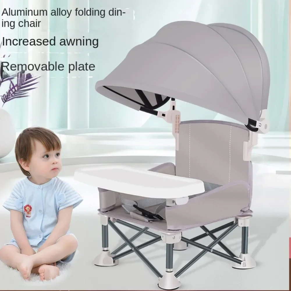 2024 New Portable Foldable Multifunctional Baby Outdoor Eating Seat Children Dining Chair Baby Dining Chair Baby Chair