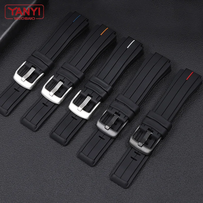 

Silicone Rubber bracelet 24*16mm watchband for timex watches T2N738 T2N739 T2N720 T2N721 T49706 watch band sports silicone strap