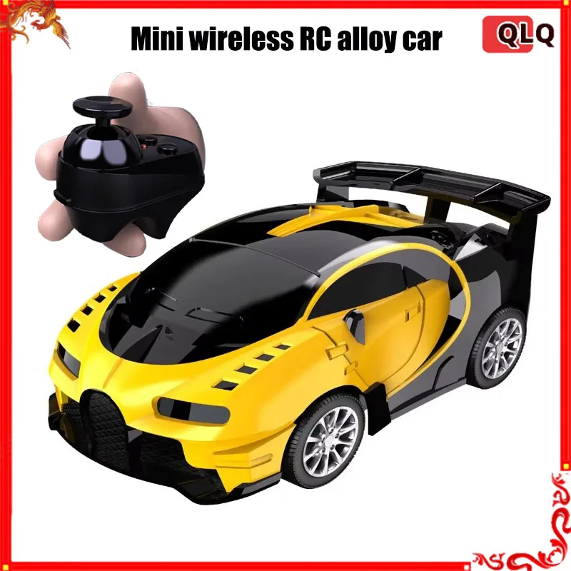 1:64 Remote Control Car Mini Rocker Wireless Alloy Drop Resistant Children'S Toy Car Charging Electric Racing Racing Toy Gift