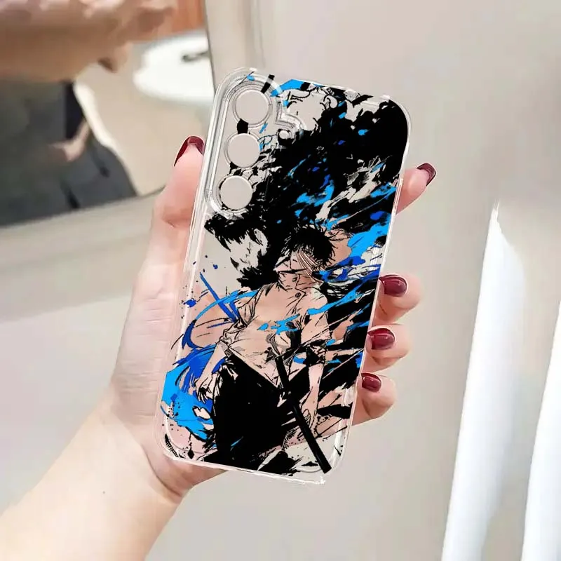 Jujutsu Kaisen Anime For Samsung Galaxy Note 20 10 F12 M23 F23 M14 F15 M54 M55 Ultra Plus 5G TPU Transparent Phone Case