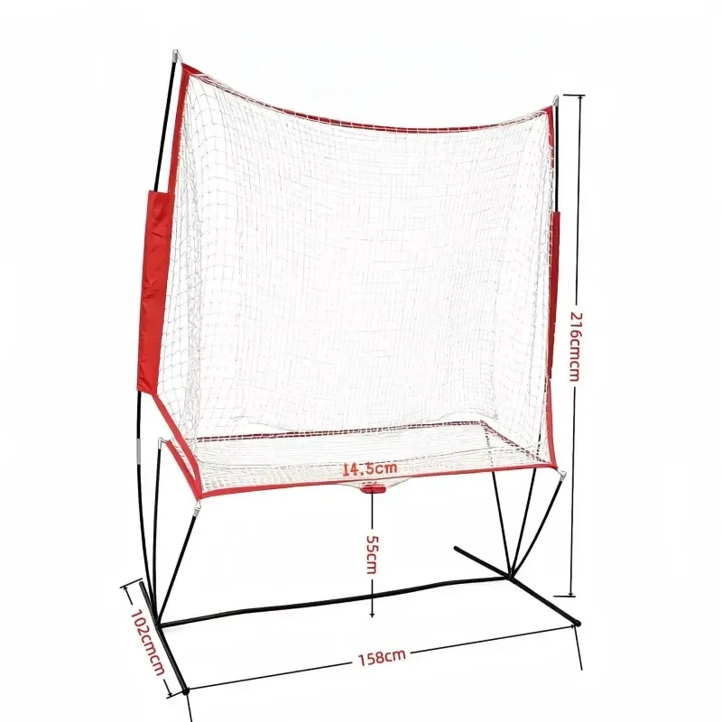 Adjustable Tennis Ball Return Trainer Portable Practice Grid for Beginners Single Player Training Equipment Angle Control