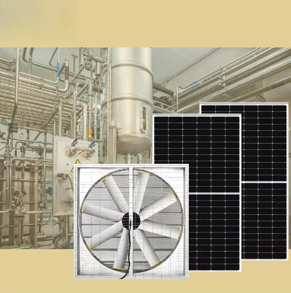 Hot Selling DC/AC 48-Inch Versatile Solar Aluminum Fan with 5 Years Warranty Energy-Efficient for Market Factories & Greenhouse