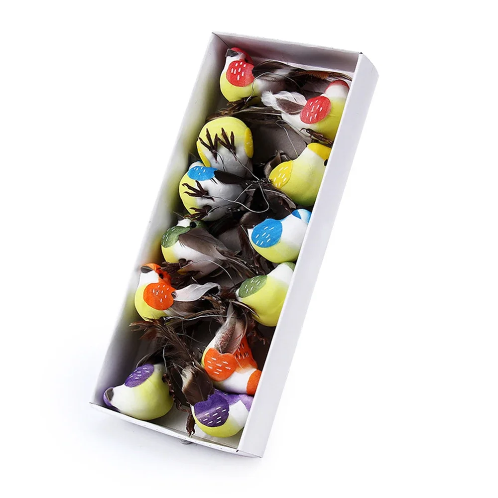 Oiseaux Artificiels en Mousse, Simulation d'Animaux, Modèles d'Oiseaux en Plumes, Bricolage, Ornement de Mariage, Maison, Jardin, Artisanat
