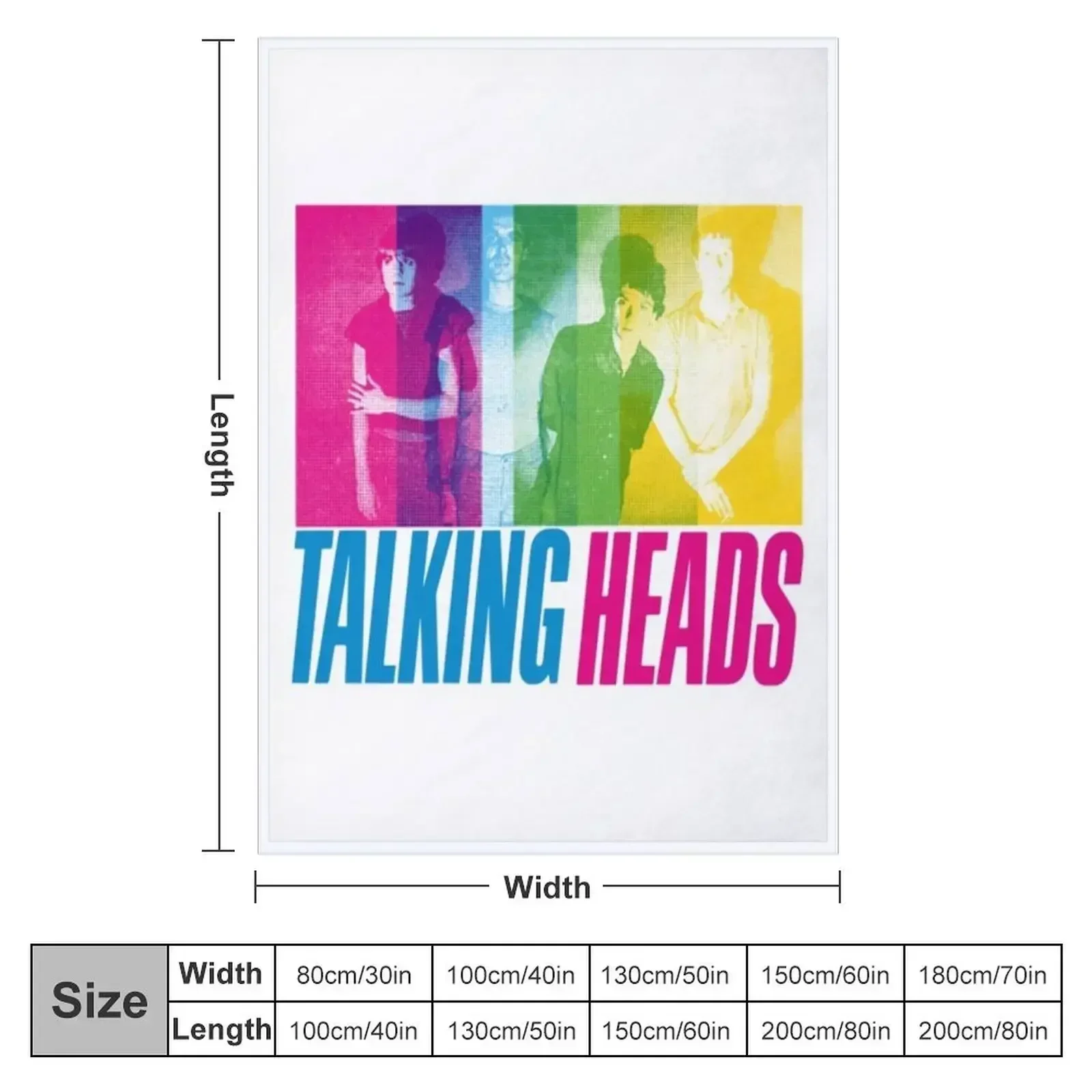 Talking Heads Throw Blanket for winter Flannel christmas decoration Cute Plaid Luxury St Travel Blankets