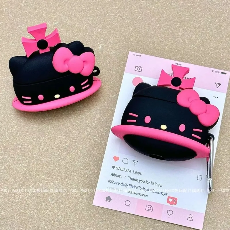 

Cartoon Creativity Hello Kitty Airpods Pro 2Earphone Cover Generation 1/2/3 Cute Silica Gel Bluetooth Earphone Protective Case