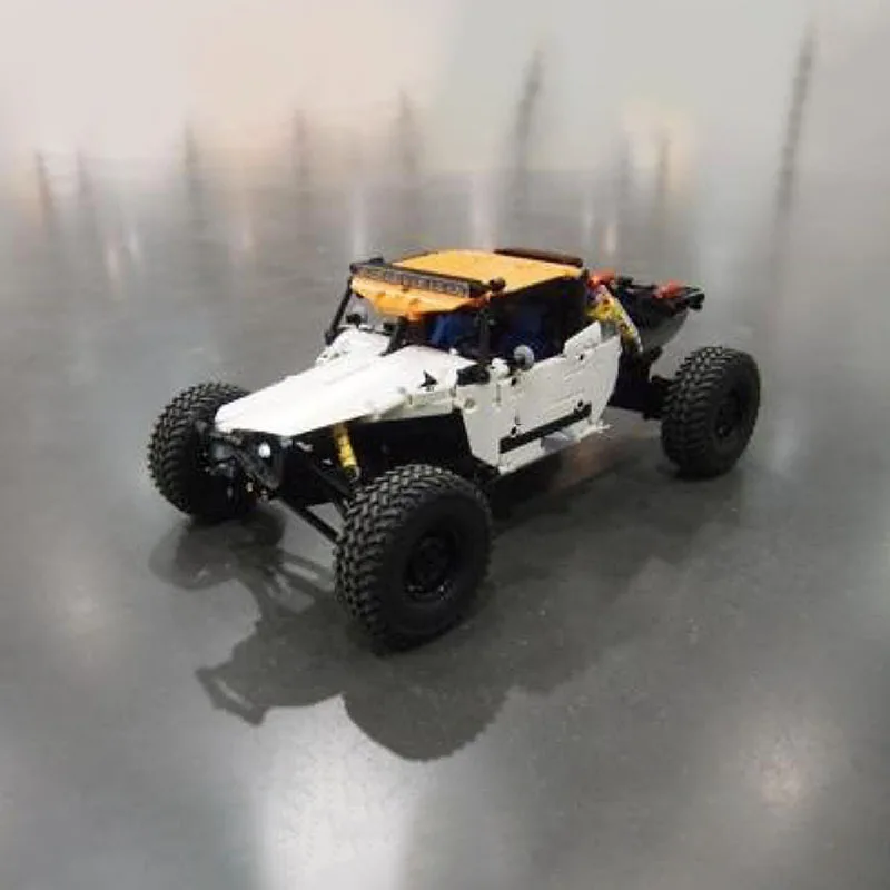 

975 деталей MOC: Техническая модель багги класса 1 (безлимитная серия), конструктор для сборки, развивающая игрушка, креативный подарок на Рождество