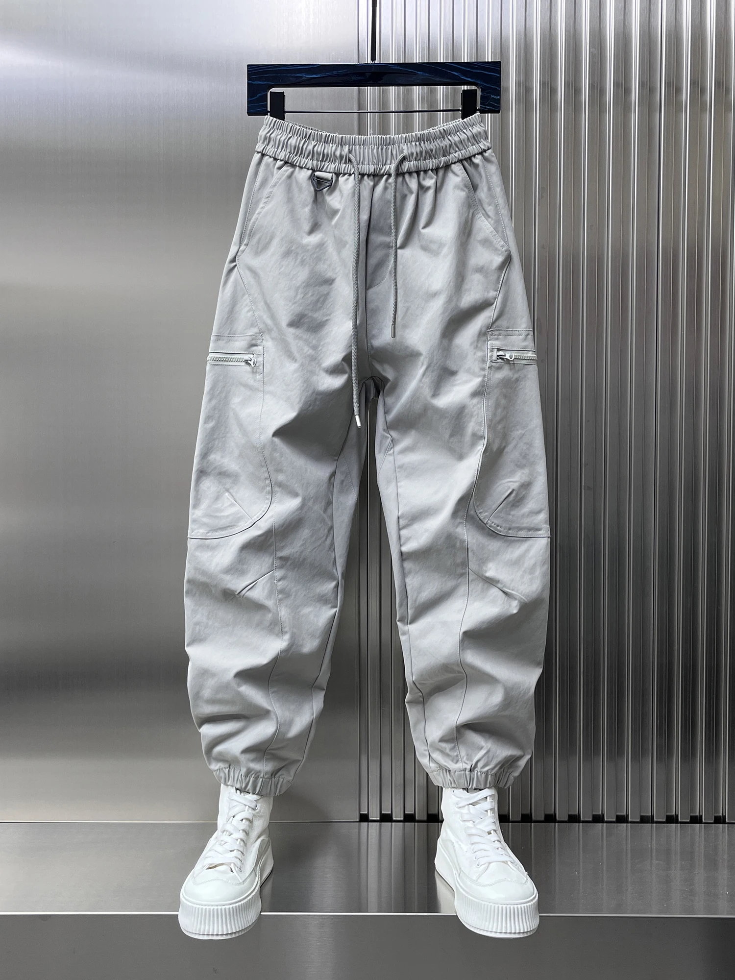 

Trendy American Vibe Harajuku Baggy Sweatpants Men's Faion Spor Trousers Autumn New Arrival Casual Pants Loose Fit Youthf...