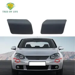 For VW Golf 5 AB 2003 2004 2005 2006 2007 2008 Front Headlight Washer Nozzle Cover Headlamp Water Spray Jet Cap