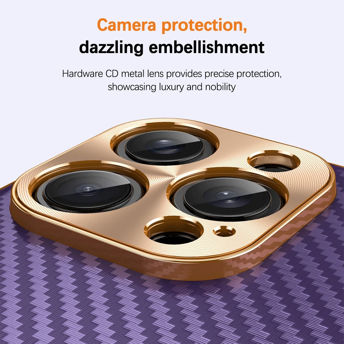 Luksusowe etui na telefon z powłoką galwaniczną, teksturą skóry i włókna węglowego, do iPhone'a 17 16 15 14 13 Pro Max Plus 17Air, ze stopu, z osłoną obiektywu, odporne na wstrząsy. — zdjęcie produktu 5