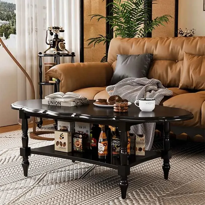 

Unquie Protect Coffee Tables Black Classy Design Bedroom Living Room Center Table Salon Italian Stolik Kawowy Furniture For Home