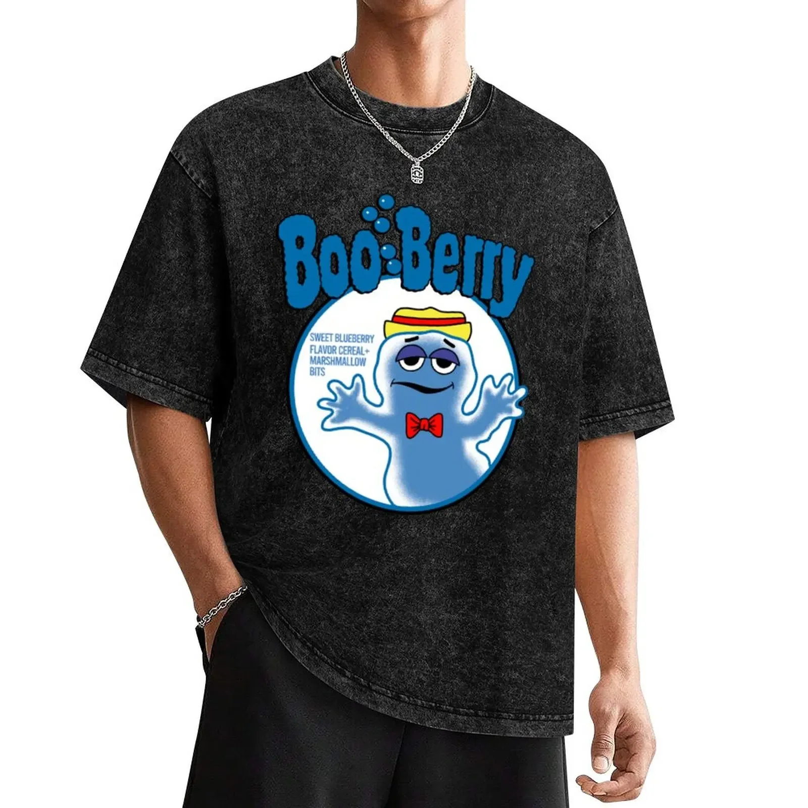 

Boo Berry T-Shirt plus size tops heavyweights blue archive anime clothes big and tall t shirts for men