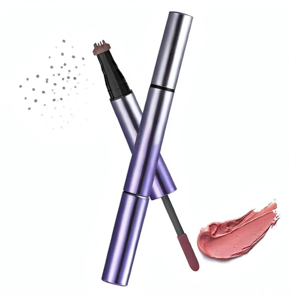 Double Ended Brow Shaping Pencil And Tinted Gel Kit Precise Application Smudge Proof Professional Makeup Tool