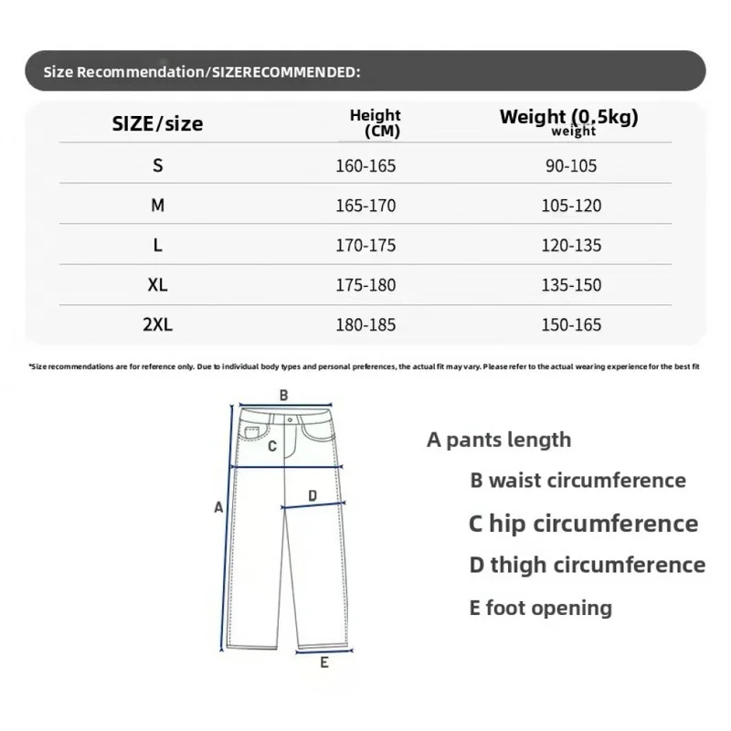 QICHE Unisex American Retro Double Knee Logger Cargo Pants, Loose Wide Leg Cleanfit Straight Trendy Long Trousers