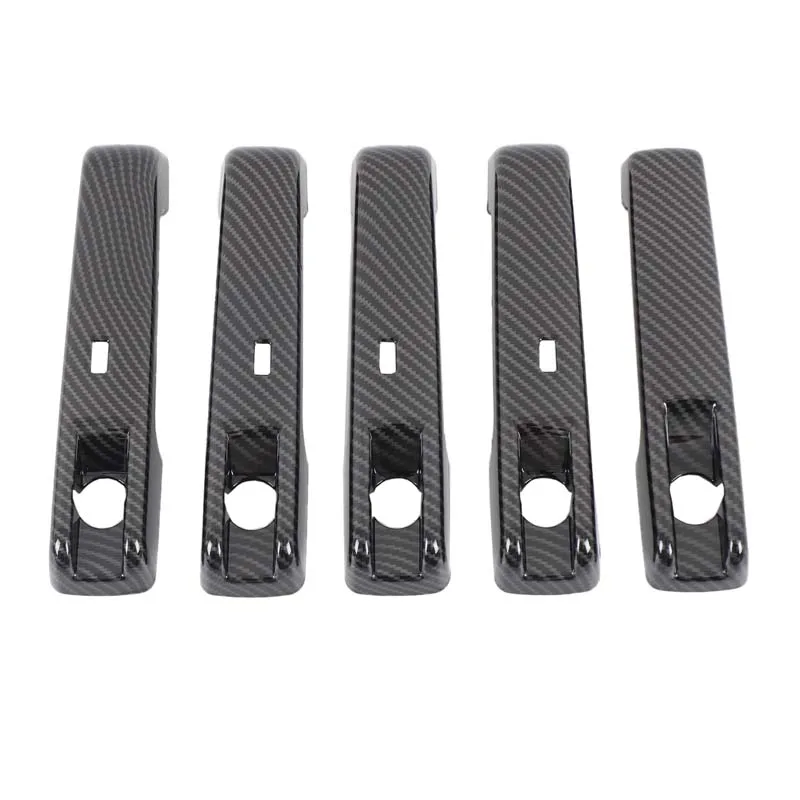 

For Mercedes Benz G Class W463 2025 ABS Carbon Fiber Car Outer Door Handle Cover Trim Car Accessories