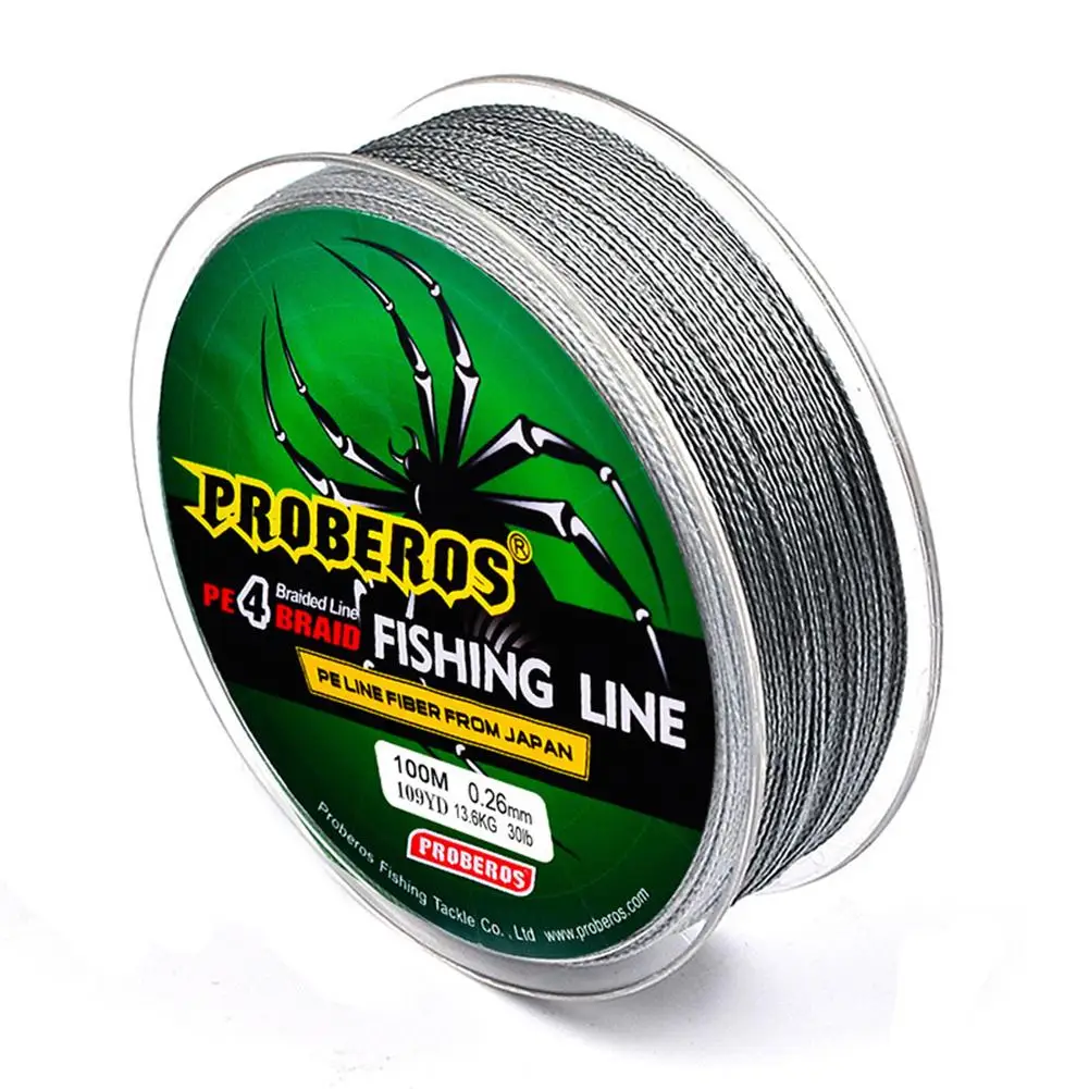 

100M Winter fishing super strong braided silk fishing line6-100LB 0.1-0.6 PE fish line lure fishing Anti-WindingLine accessories