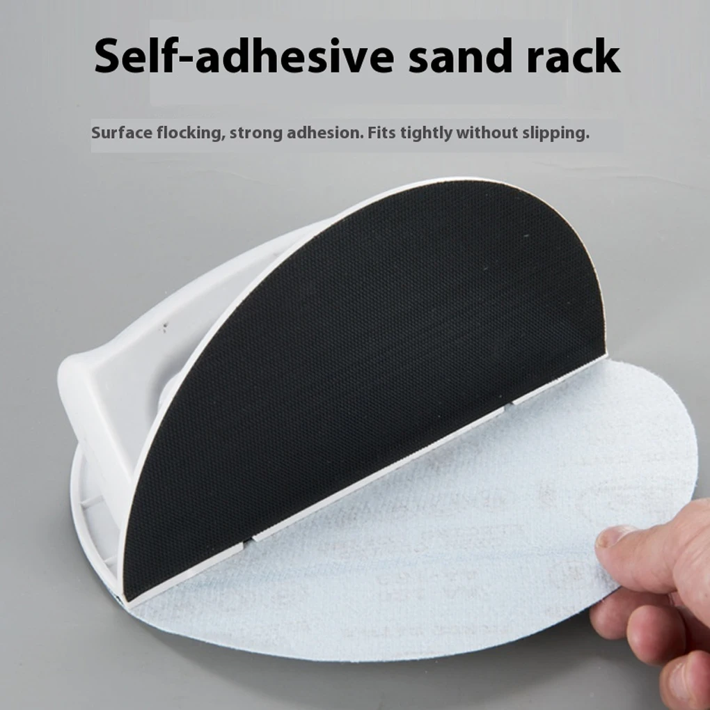 

1PC Drywall Corner Sander Half Round Sandpaper Sander Right Angle Half Round Angle Grinding Tool Sandpaper For Wall Cleaning