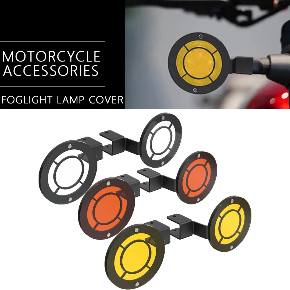 

2024 Motorcycle Fog Light Protector Guards Metal Foglight Lamp Cover FOR CFMOTO CF MOTO CLC 450 Bobber 450 CL-C 450CLC 2023-2025