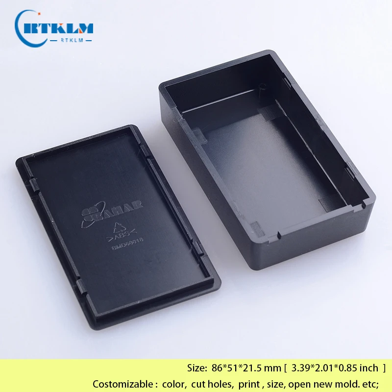 Electronics Plastic Case Plastic Housing Connectors Desktop Box Plastic Enclosure 86*51*22mm