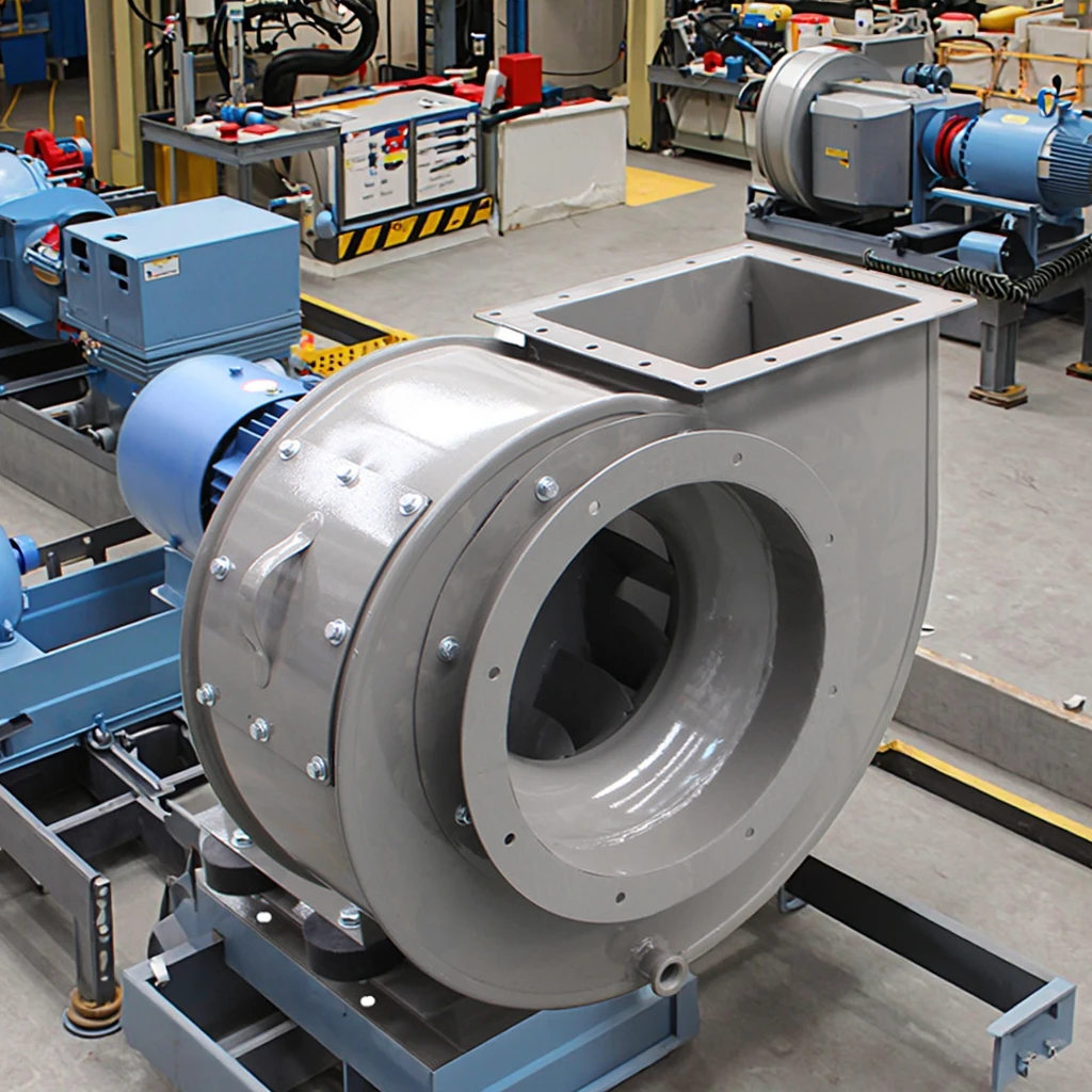 380V Duct Fan Centrifugal Blower For Boiler Flue Gas Denitrification Stainless Steel Bearing Motor Farm & Restaurant Use