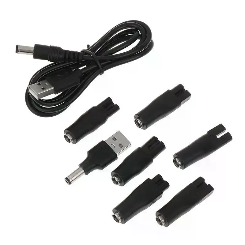 [MA]1 Set Power Cord 5V Universal Replacement Charger USB Adapter For Hair Clippers Beard Trimmers Shavers Desk Lamps[MA]