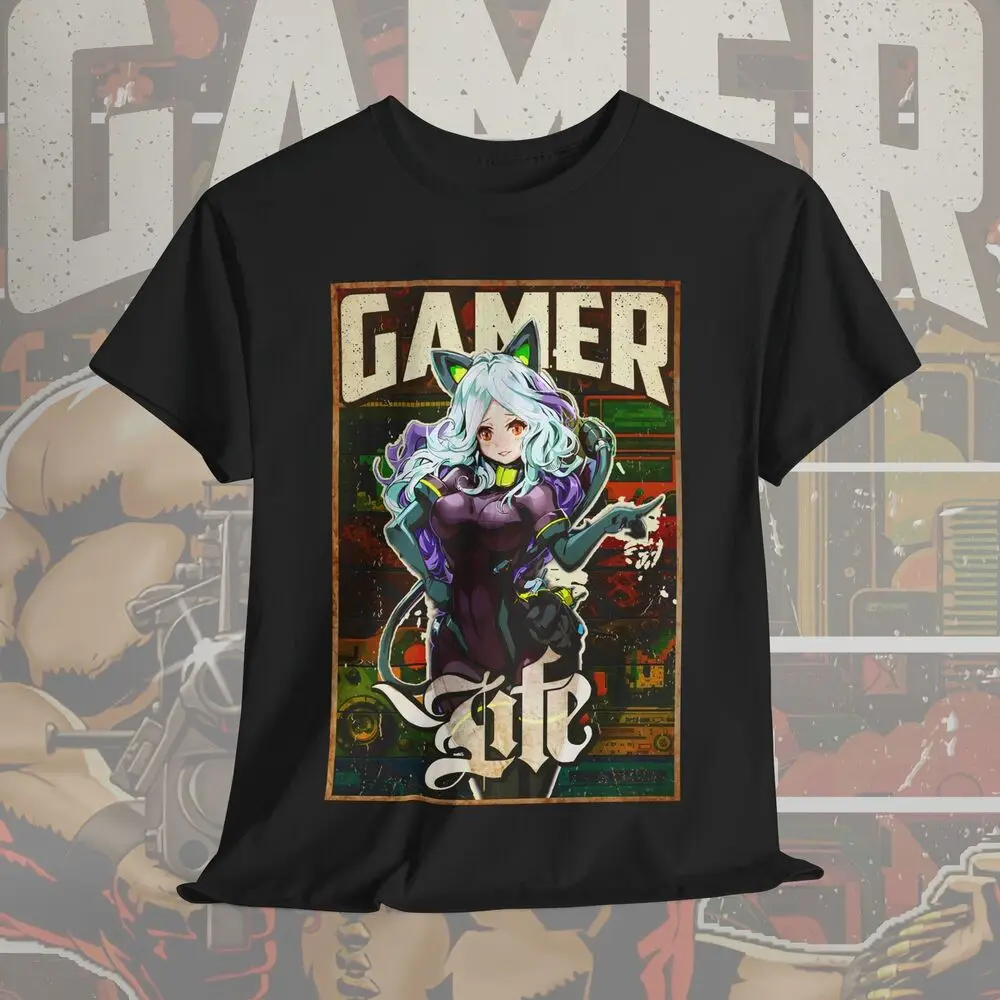 Metal Slug Gamer Unisex Tee, Retro Gamer Life T-Shirt Collection, Arcade Gaming