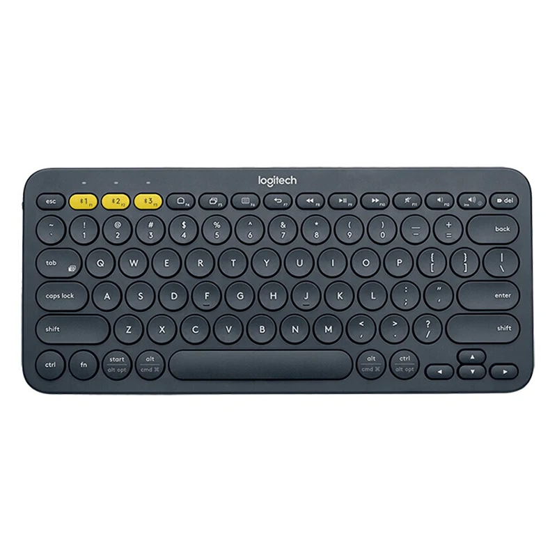 Teclado inalámbrico multidispositivo K380, práctico teclado portátil para oficina