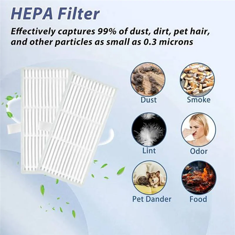 -ESTR لـ Eufy Omni C20 ملحقات المكنسة الكهربائية عدة فرشاة فلتر Hepa ممسحة القماش كيس لجميع الغبار قطع غيار التنظيف المنزلية