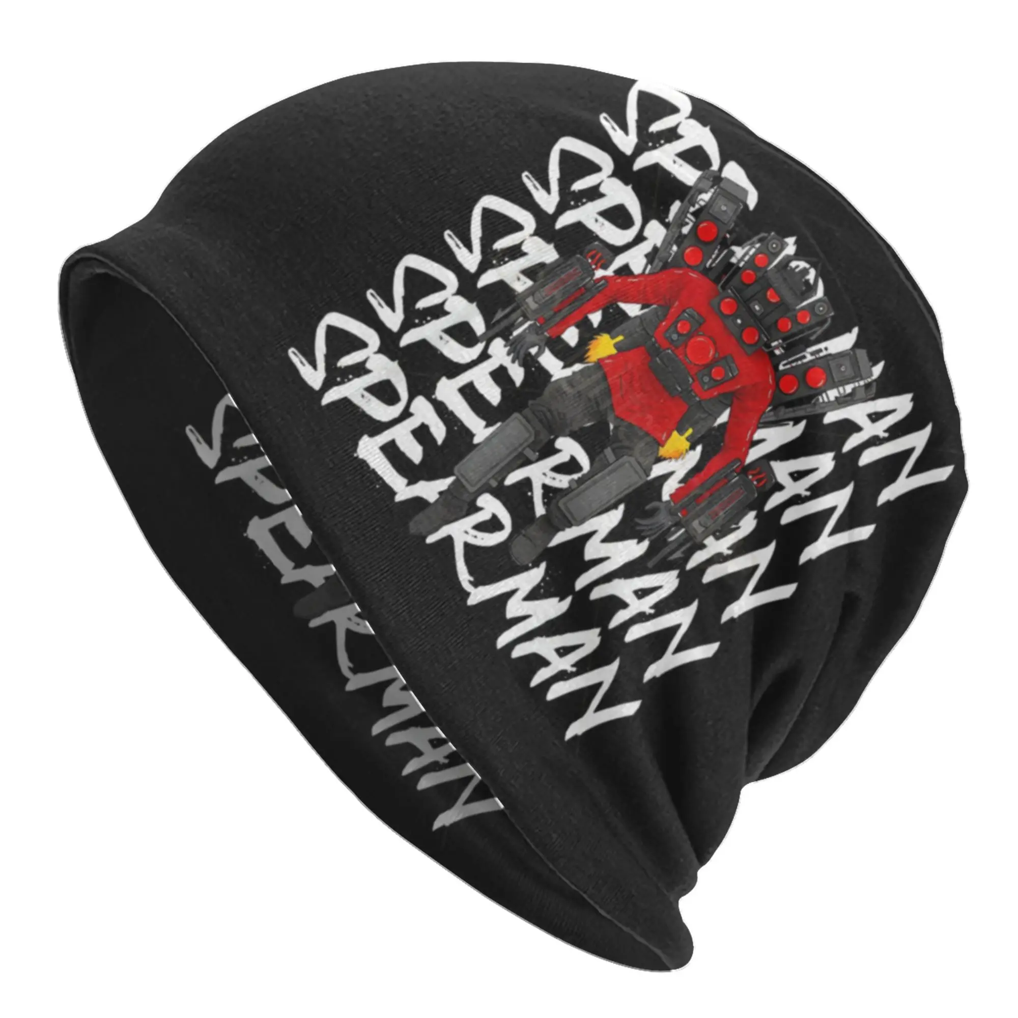 Titan Speakerman Skibidi Toilet  Bonnet Hat Knit Hats Men Women Cool Unisex Adult  Warm Winter Skullies Beanies Caps