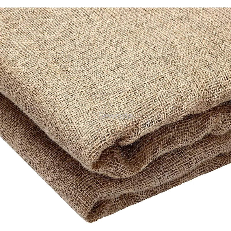 Jute Fabric Sack Linen Cloth For DIY Hand Work, Storage Bags Christmas Decoration