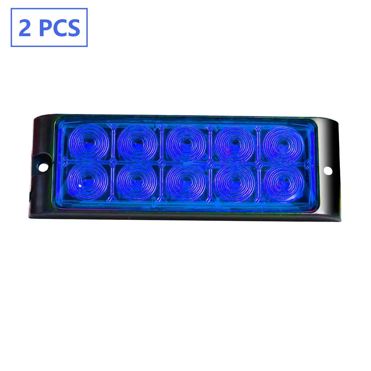 2PCS Truck Car LED Side Marker Lights 12/24V Tail Signal Simple Installation Low Current Draw For Vehicle Lighting