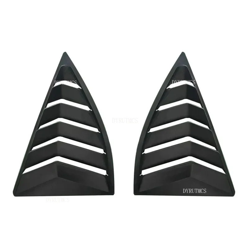 Gloss Black Car Side Window Louver For Chevrolet Camaro 5th Gen 2010 - 2015 2011 2012 2013 Car Rear Window Shutter Cover Spoiler