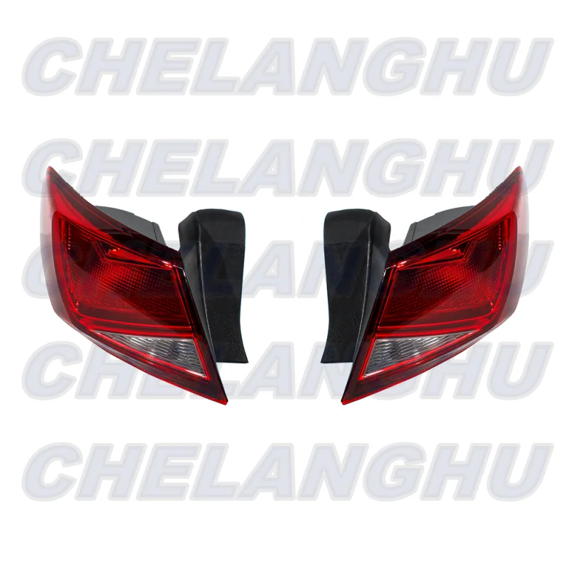 For SEAT Leon MK3 5F 2013 2014 2015 2016 2017 2018 2019 2020 Hatchback Pair L+R Outer Side Tail Light Rear Lamp Without Bulbs