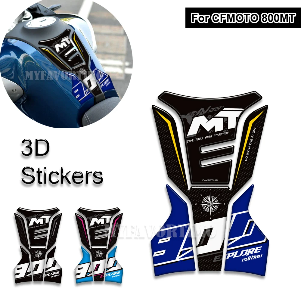 For CFMoto 800MT 800 MT Explore Touring Adventure 800mt Sticker 3D Gel Epoxy Sticker Kit Motorcycle Tank Pad Protection Stickers